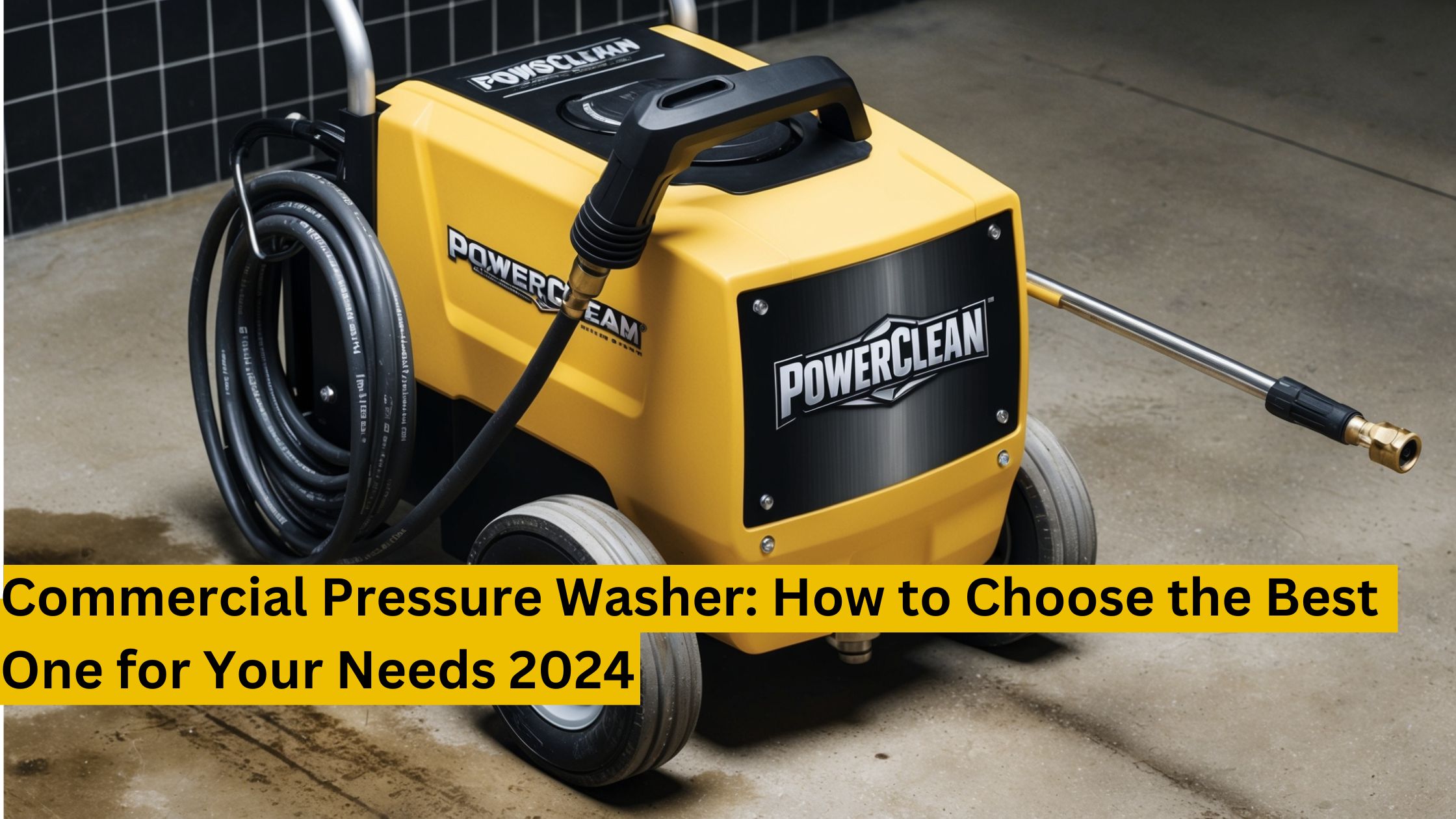 commercial pressure washer