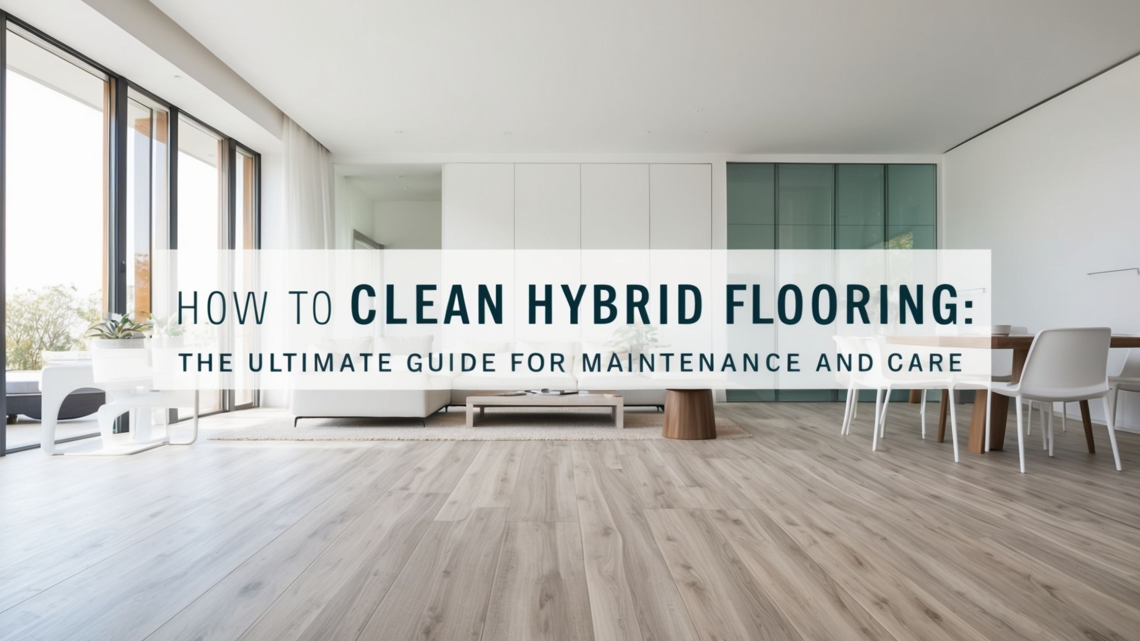 How to Clean Hybrid Flooring