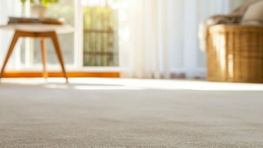 Professional carpet cleaner explaining cost estimates and services to a Perth homeowner