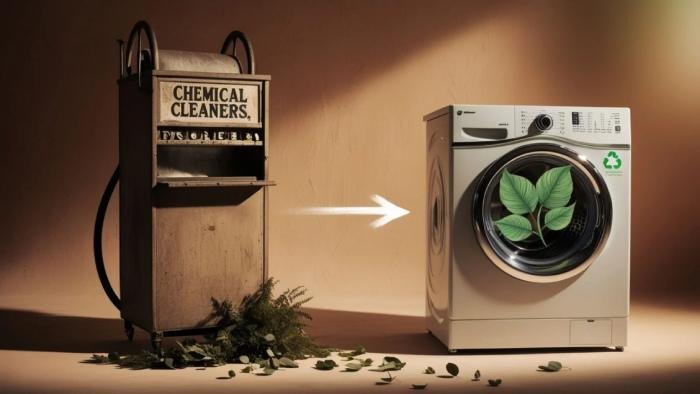 The environmental effects and costs of dry cleaning, including chemical use and energy consumption