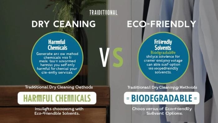 the environmental impact of dry cleaning, including chemical use, pollution, and energy consumption