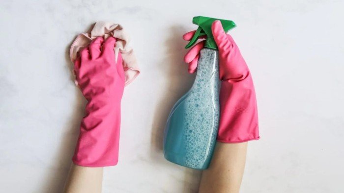 Professional using specialized cleaning techniques on different surfaces for effective results