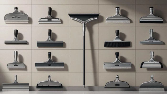 Person using a window cleaning squeegee to wipe glass clean for a streak-free, sparkling finish