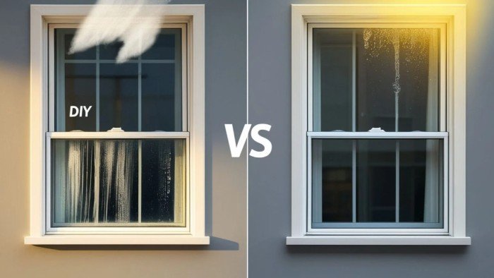 Summary of window cleaning squeegee best practices showing streak-free, sparkling windows after proper techniques